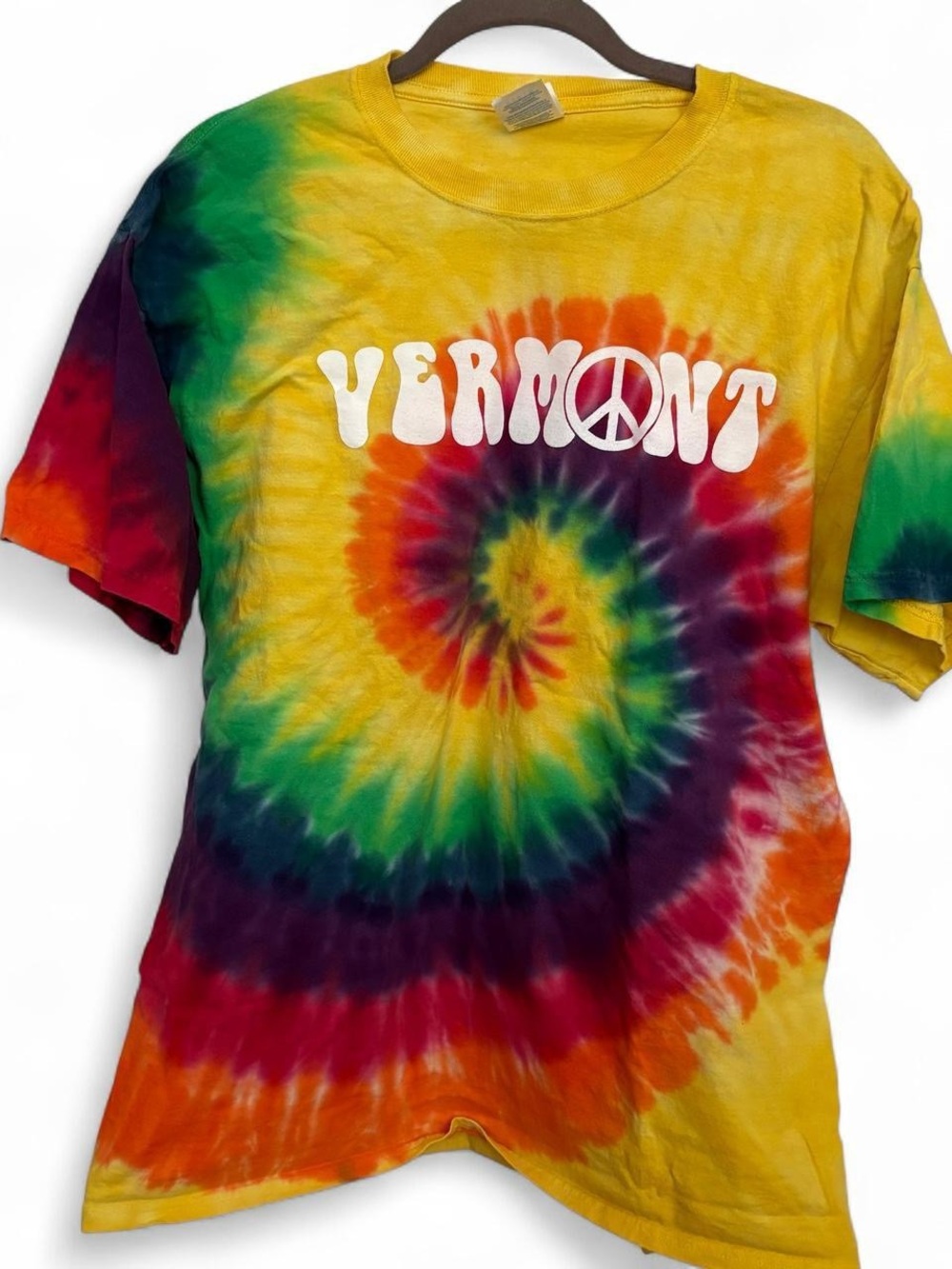 Tie Dye Vermont Men’s T Shirt